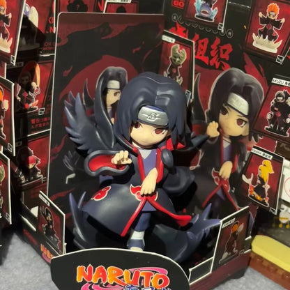 POP MART Naruto Shippuden Akatsuki Arc Series Blind Box Cute Anime Figure Ornaments Gift Original Toy Doll