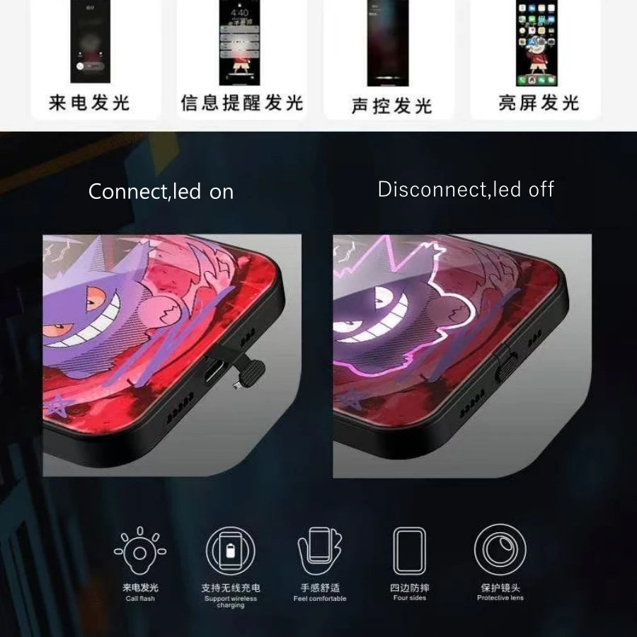 Pokemon Gengar LED Phone Case