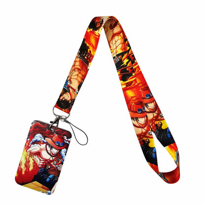 Anime Cartoon Credential Holder Lanyard