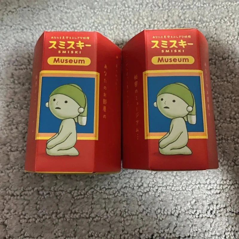 Sonny Angel Smiski Museum Series Cute Noctilucent Doll Mini Figure Cartoon Desktop Blind Box Toy Ornament Mystery Surprise Gifts