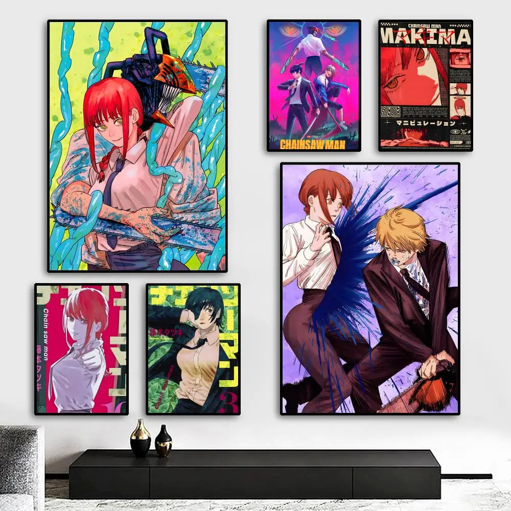 Chainsaw Man Makima Canvas Poster