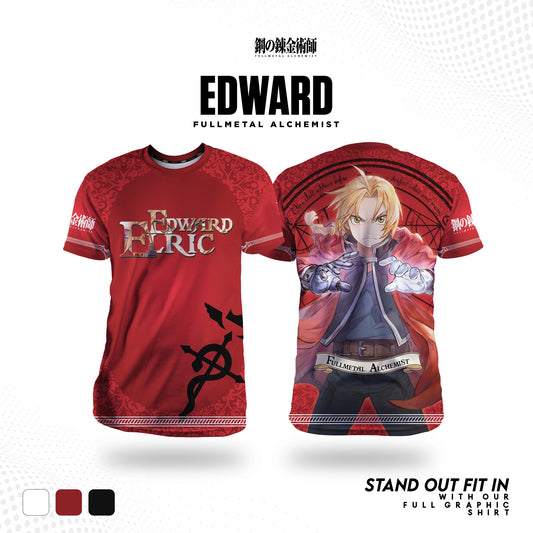 Fullmetal Alchemist Edward T-Shirt – 3D Print