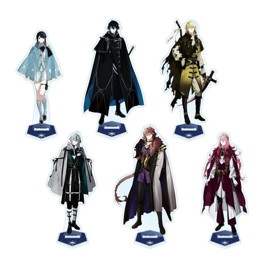 Game OVER REQUIEMZ Anime Kaize Claude Molly Noil DorothyYuhiru Acrylic Figure Stand Keychain Cosplay Prop Decor Gifts