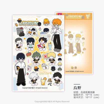 Wakawaka Cute Character Stickers
