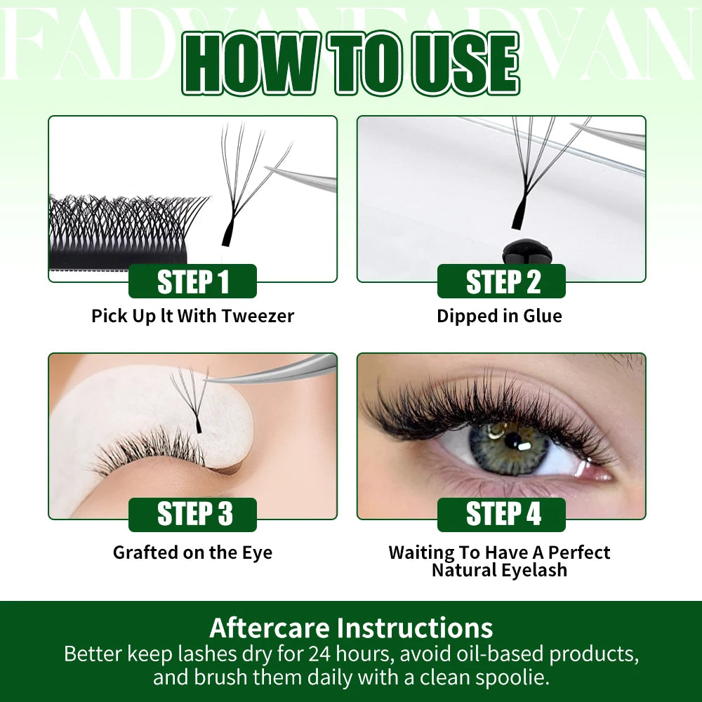 Anime Eyelashes Extensions Fanning Lashes
