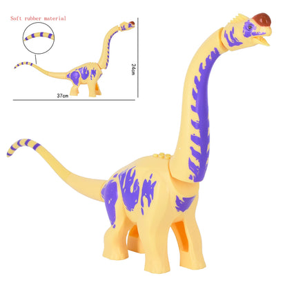 2025 New Jurassic Dinosaur Titanosaurus Animals DIY Blocks Mini Models Building Blocks Bricks Kid Dino Toys For Children