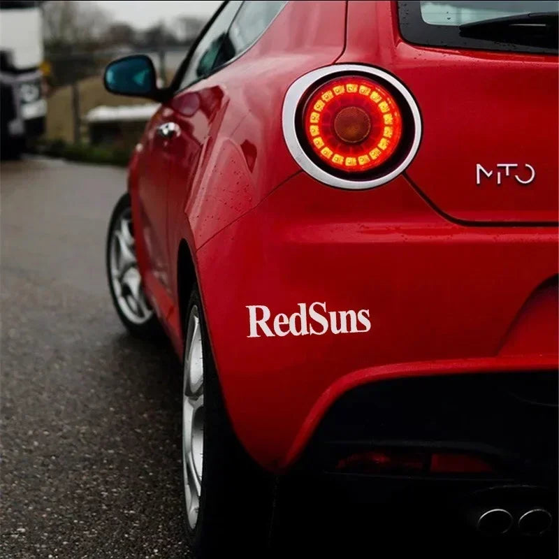 Initial D RedSuns Vinyl Decal