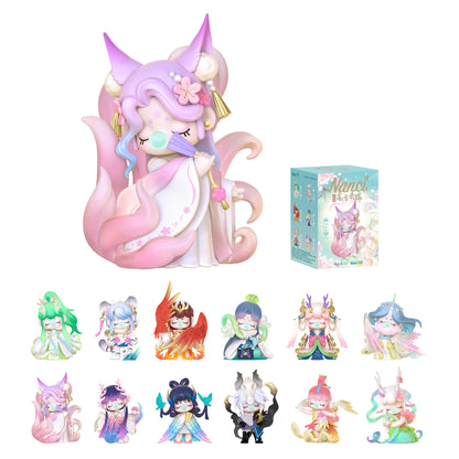 Rolife Nanci Blind Box Oriental Mythological Creatures Action Figure Collectible Doll Toys Surprise Box for Kids Friends Adults
