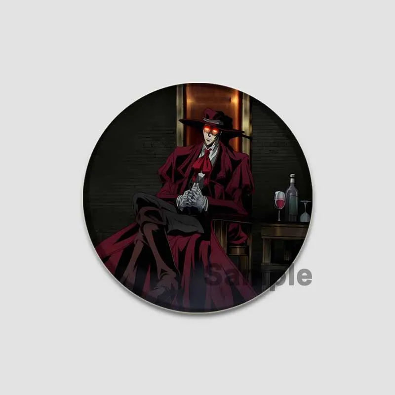 Hellsing Ultimate Alucard Pin Button