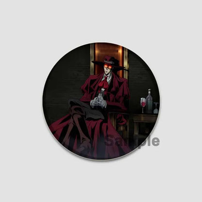 Hellsing Ultimate Alucard Pin Button