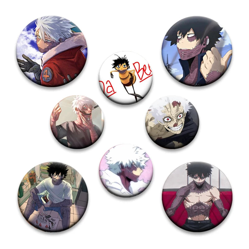My Hero Academia Dabi Button Pin