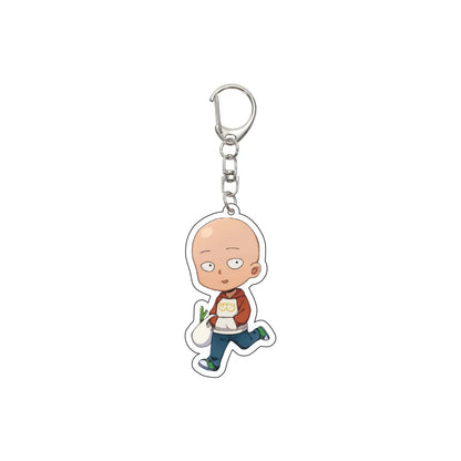 One Punch Man Saitama Keychain