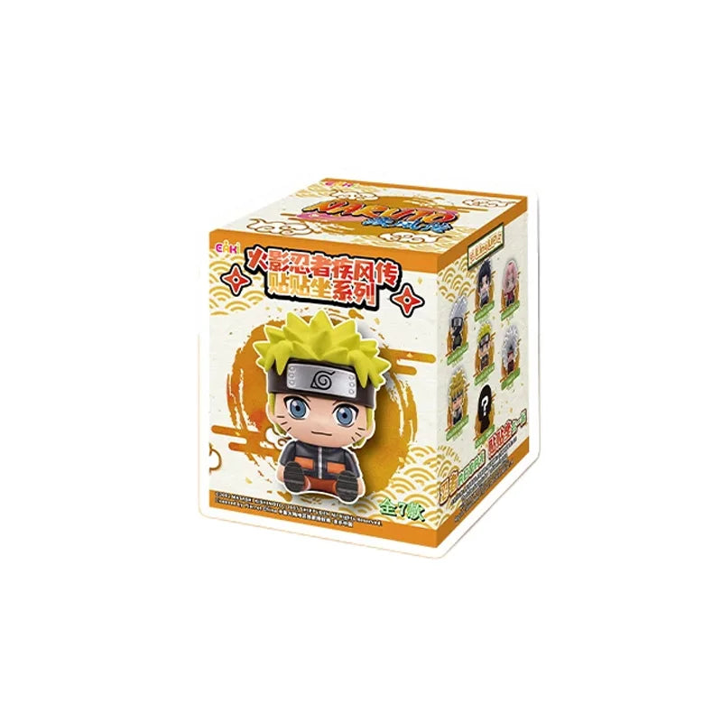 Authentic Stock Eaki Wind Transmission Sticker Sit Series Sasuke Itachi Trendy Play Anime Character Peripheral Blind Box