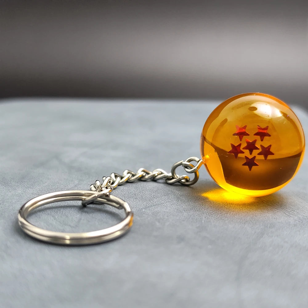 Anime Dragon Ball Z Super Saiyan Goku Figure Keychain Cute Cartoon Character Key Ring Bag Charm Pendant Accessories for Fans