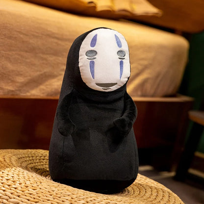 Japanese Anime No Face Man Stuffed Plush Toy Soft Figure Doll Home Decor Birthday Gift Intresting Movie Character Collectible