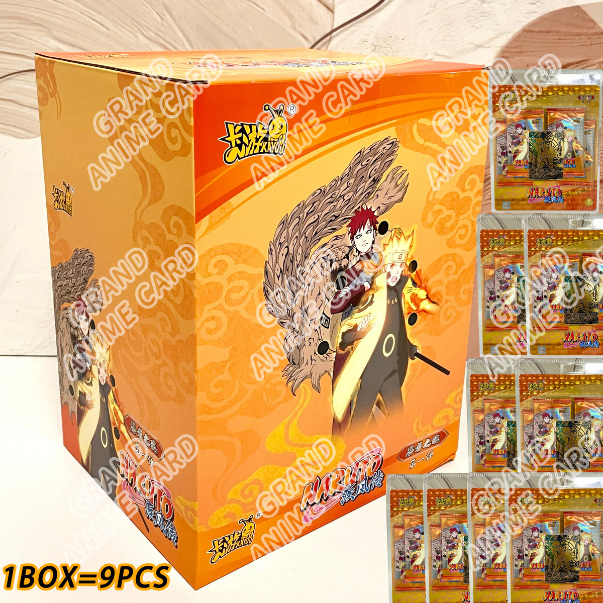 KAYOU Genuine Naruto Cards T2W9 T4W8 Booster Box Anime TCG Rare SE BP CR MR Ninja World Fight Chapter Collection Kids Toy Gift
