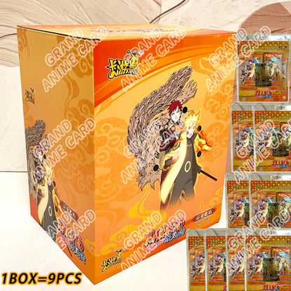 KAYOU Genuine Naruto Cards T2W9 T4W8 Booster Box Anime TCG Rare SE BP CR MR Ninja World Fight Chapter Collection Kids Toy Gift
