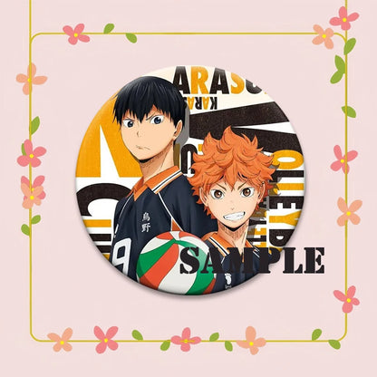 Haikyuu!! Anime Brooch Badge