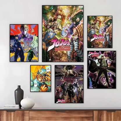 JoJo’s Bizarre Adventure Retro Canvas