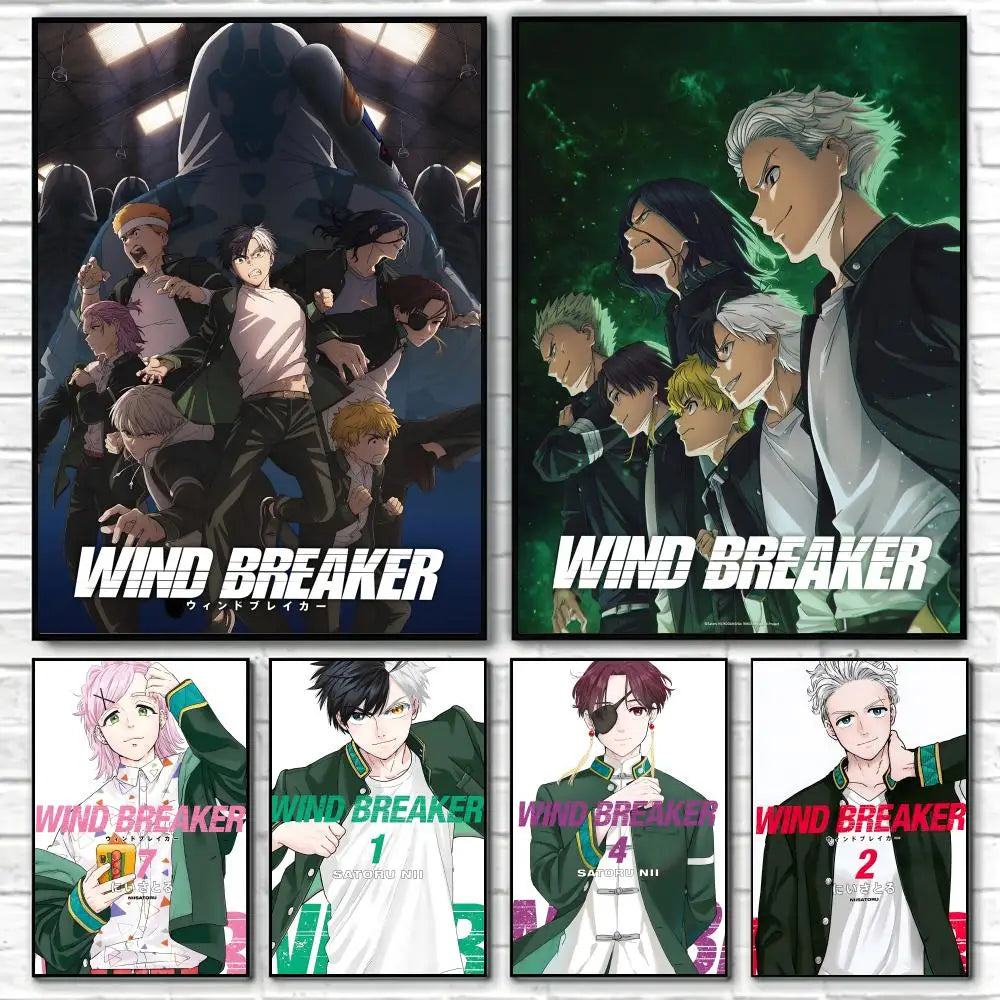 Wind Breaker Poster Wall Sticker