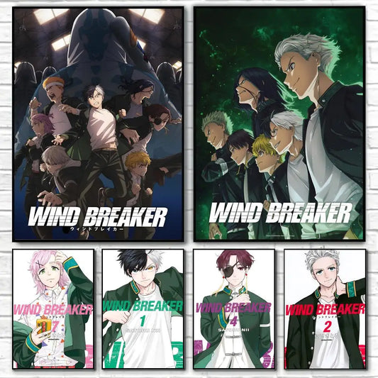 Wind Breaker Poster Wall Sticker