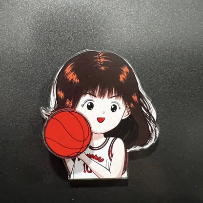 Slam Dunk Rotating Fridge Magnet