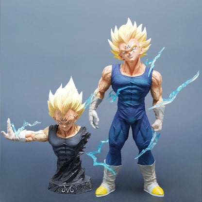 27cm Anime Dragon Ball Figure Majin Vegeta Action Figures Pvc Statue Desktop Ornamen Collection Model Toys Gifts