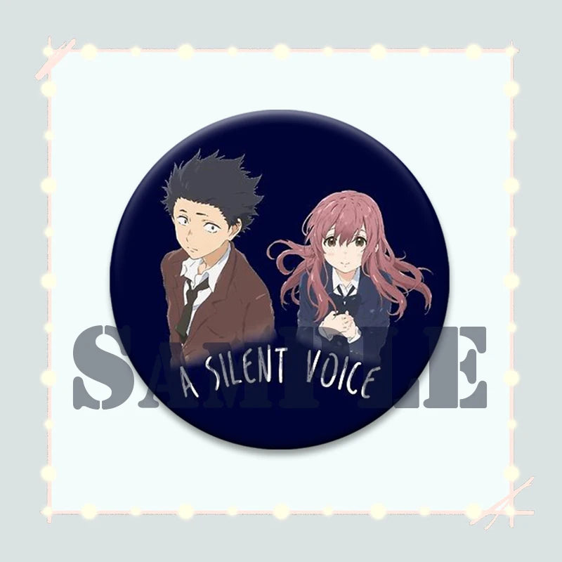 A Silent Voice Ishida Shouya Button Pin