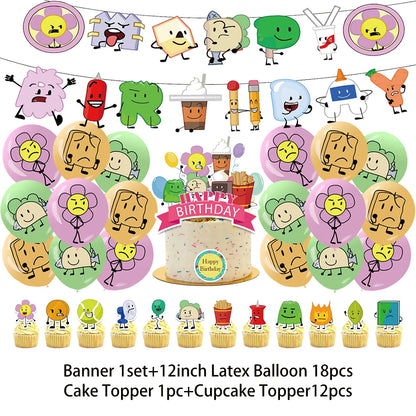 Battle For Dreaming Island Birthday Backdrop Set