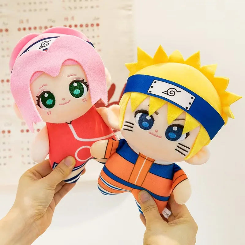 Naruto Anime Plush Toys Cute Sasuke Sakura Plushie Kawaii Kakashi Soft Stuff Doll Room Decor For Fans Birthday Gift