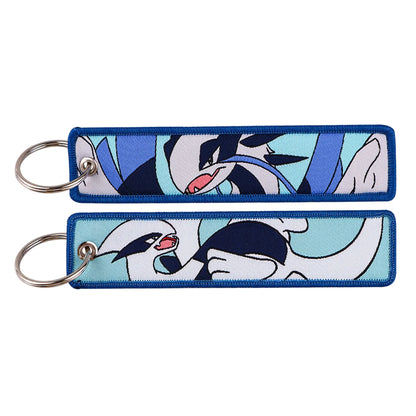 Anime Game Embroidery Keychain