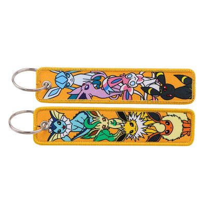 Anime Game Embroidery Keychain