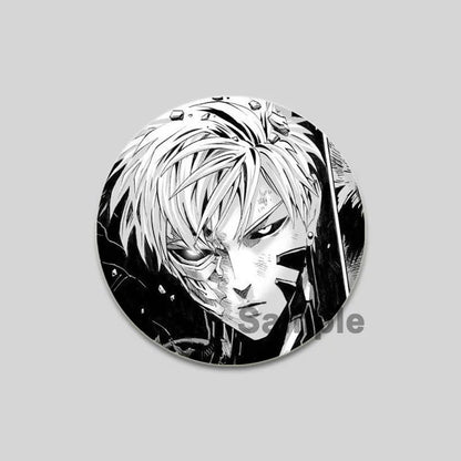 One Punch Man Saitama Brooch
