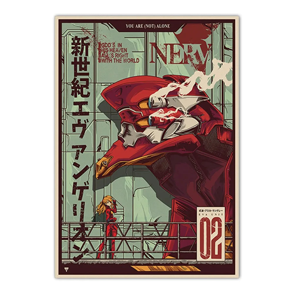 Neon Genesis Evangelion Shinji Canvas Print