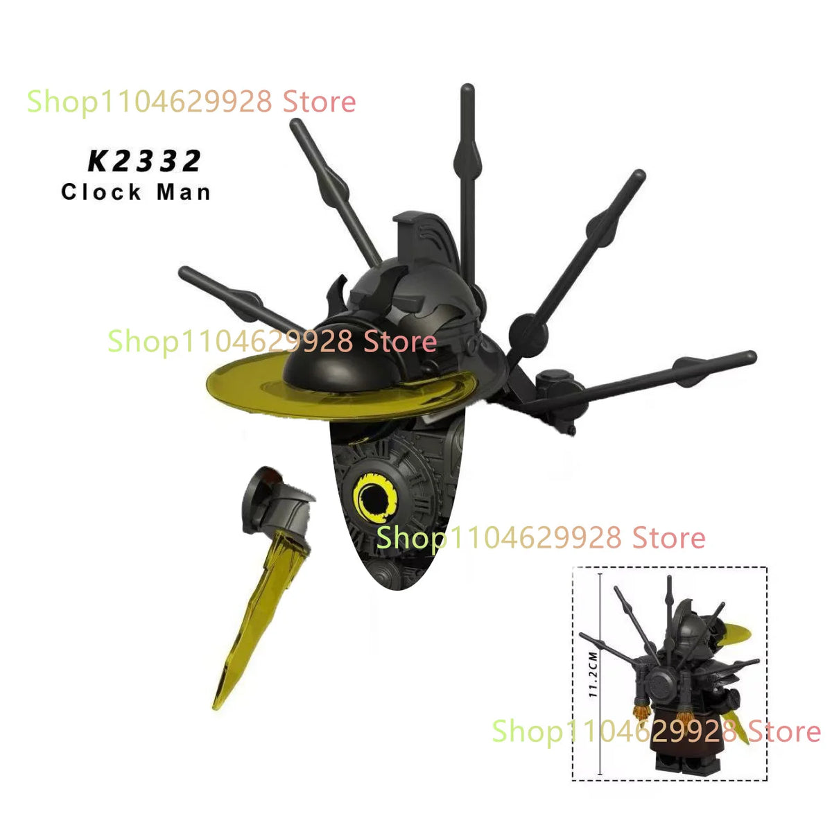 New KDL DJ Upgrade War-Damaged Skibidi Toilet Man Figures Anime Block Toys TvMan Titan Bricks Model Toy For Kid Birthday Gift