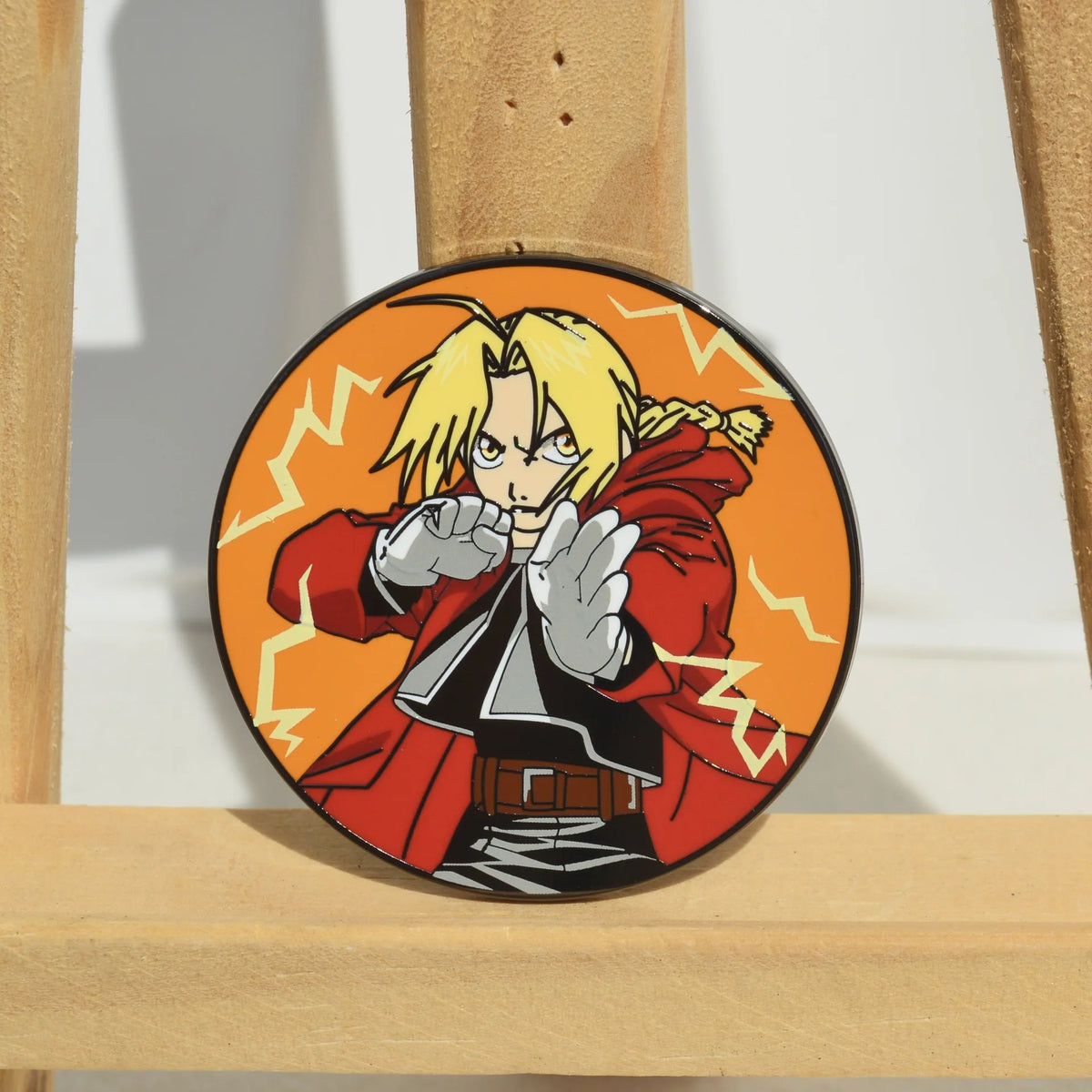 Fullmetal Alchemist Edward Elric Enamel Pin – Metal Badge