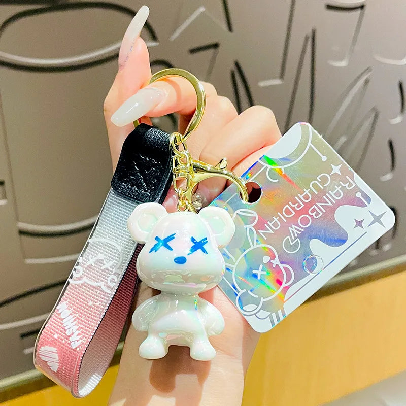 Bear Graffiti Acrylic Keychain