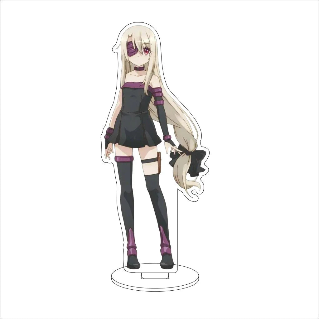 16CM Anime Fate/stay night Altria Pendragon Rin Tohsaka Illyasviel von Einzbern Cos Acrylic Figure Stand Ornaments Gifts