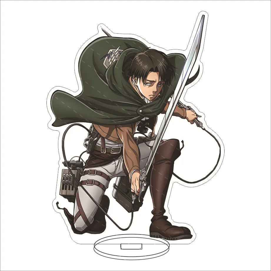 16CM Anime Acrylic Stand‌ Attack on Titan Connie Springer Mikasa Ackerman Eren Jaeger Armin Arlert Cos Figure Ornaments Gifts