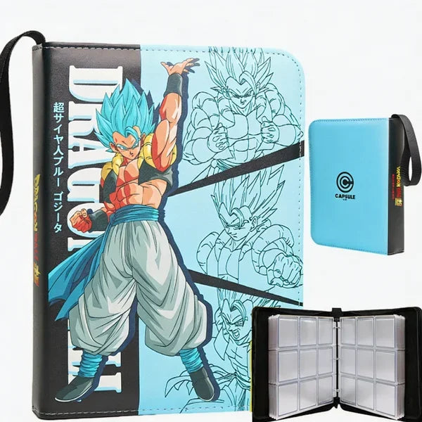 400pcs/900pcs Anime Dragon Ball Vegeta Folder Binder card Holder Game Cards Album Book Collection Cards Storage bag Kids Gifts