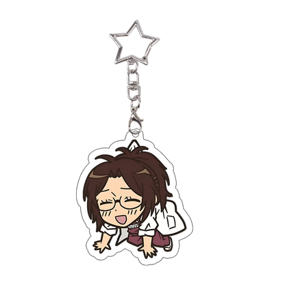 26pcs Attack on Titan Acrylic Keychain Mikasa Annie Levi Chibi Keyring Key Accessories Pendant Collect Reiner Birthday Gift