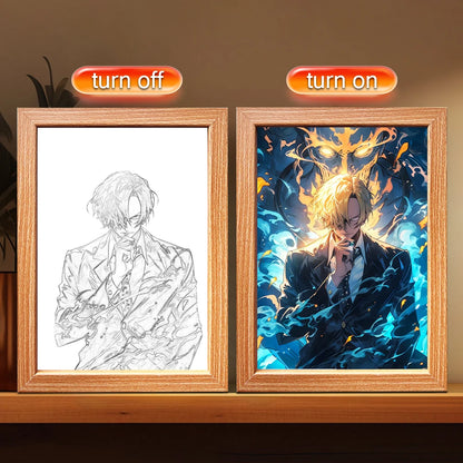 One Piece Luffy LED Frame
