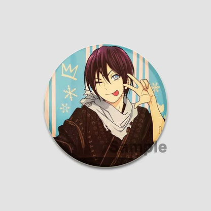 Anime Noragami Brooch Pin Cosplay Yato Yukine Cute Cartoon Badges