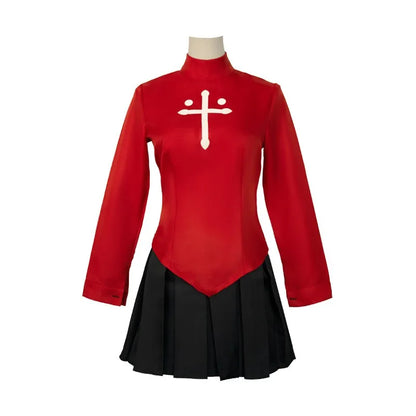 Anime Game Fate Stay Night Tohsaka Rin Cosplay Costume Wig