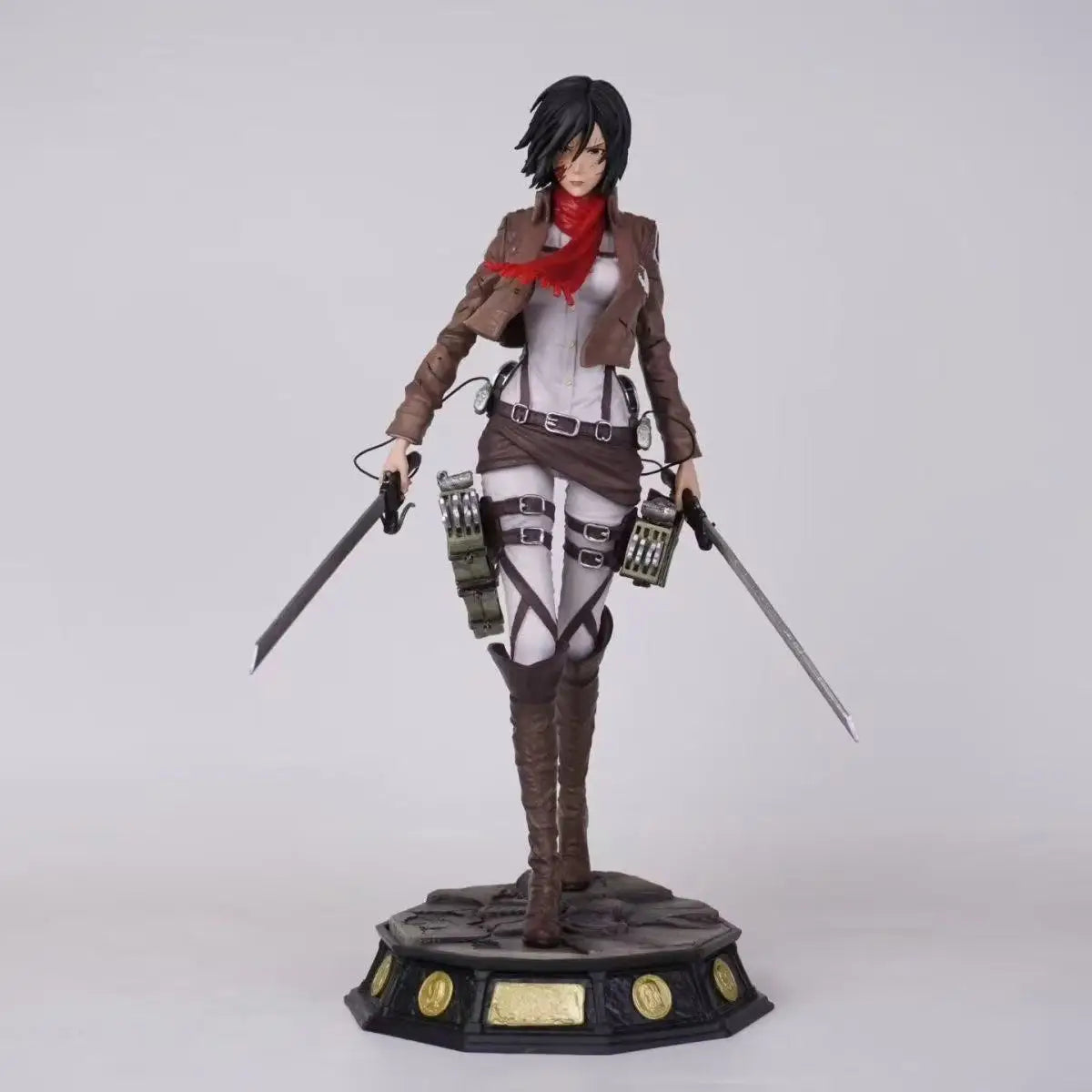30cm/11.81inch Anime Attack On Titan Mikasa Ackerman figure PVC Action Figures Collection Model Toys Gifts