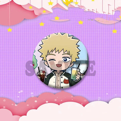 Mob Psycho 100 Character Lapel Pin
