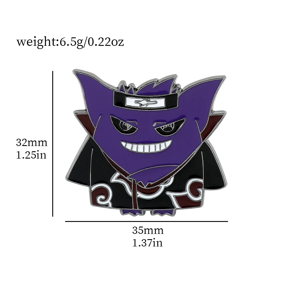 Pokemon Gengar Enamel Lapel Pin