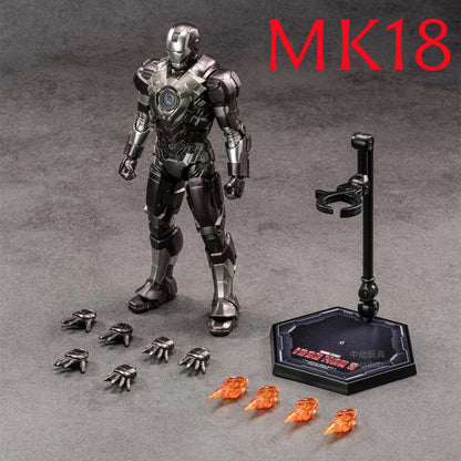 ZD Toys Marvel Studios Iron Man MK3 Action Figure MK35 MK24 MK40 MK38 Tony Stark Ironman Figure Action Collect Toy Gift
