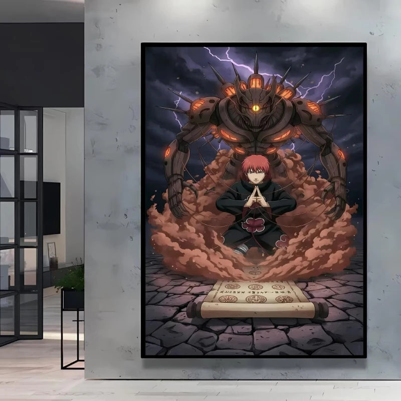 Print on Canvas Wall Art Naruto Uchiha Itachi Poster HD Cartoon Pictures Home Living Room Decoration Paintings Holiday Gifts