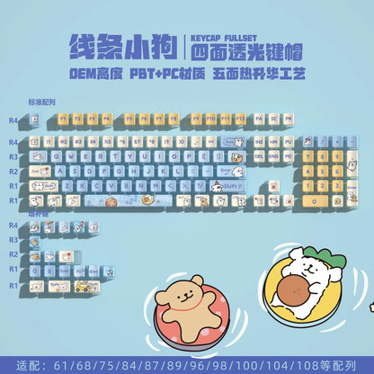 Evangelion Asuka Transparent Keycap